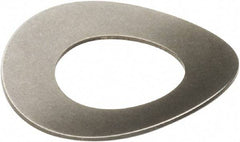 Associated Spring Raymond - 0.216" Bolt, Grade 301 Stainless Steel, Uncoated Curved Disc Spring - 0.081" High, 0.0065" Thick - USA Tool & Supply