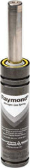 Associated Spring Raymond - M6 Fill Port, M6 Mt Hole, 12mm Rod Diam, 24.9mm Diam, 125mm Max Stroke, Blue Nitrogen Gas Spring Cylinder - 170mm Body Length, 295mm OAL, 344 Lb Full Stroke Spring Force, 360 psi Initial Charge - USA Tool & Supply