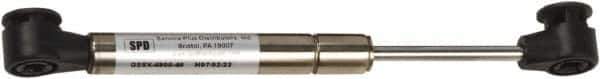 Associated Spring Raymond - 0.393701" Rod Diam, 0.905512" Tube Diam, 202 Lb Capacity, Gas Spring - Extension, 23.97638" Extended Length, 9.84252" Stroke Length, Metal Ball Socket, Uncoated Piston - USA Tool & Supply