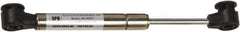 Associated Spring Raymond - 0.394" Rod Diam, 0.866" Tube Diam, 120 Lb Capacity, Gas Spring - Extension, 30.9" Extended Length, 13.78" Stroke Length, Metal Ball Socket, Uncoated Piston - USA Tool & Supply