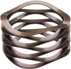 Associated Spring Raymond - 6.35mm ID x 9.53mm OD, Grade 17-7 PH Stainless Steel Multiwave Disc Spring - 0.28mm Thick, 11.43mm Overall Height, 4.78mm Deflection, 7 Lb at Deflection - USA Tool & Supply