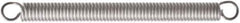 Associated Spring Raymond - 45mm OD, 300.71 N Max Load, 366mm Max Ext Len, Stainless Steel Extension Spring - 7.16 Lb/In Rating, 10.2 Lb Init Tension, 163mm Free Length - USA Tool & Supply