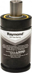 Associated Spring Raymond - M6 Int Rod, G1/8 Fill Port, M8 Mt Hole, 20mm Rod Diam, 45.2mm Diam, 63.5mm Max Stroke, Black Nitrogen Gas Spring Cylinder - 148.5mm Body Length, 212mm OAL, 1,480 Lb Full Stroke Spring Force, 360 psi Initial Charge - USA Tool & Supply