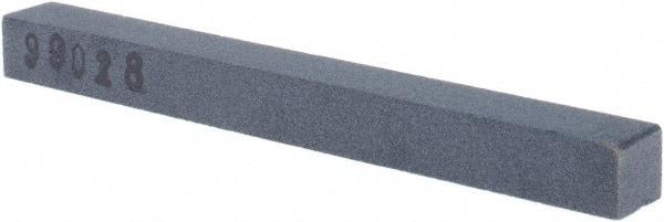 Made in USA - 3/8" Wide x 4" OAL x 3/8" Thick, Silicon Carbide Sharpening Stone - Square, Fine Grade, 280 Grit - USA Tool & Supply