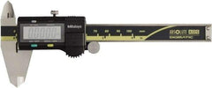 Mitutoyo - 0 to 100mm Range, 0.01mm Resolution, Electronic Caliper - 0.001" Accuracy, SPC Output - USA Tool & Supply