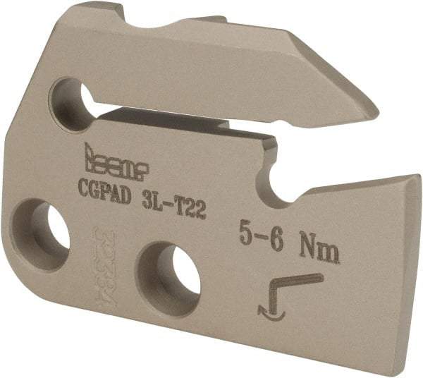 Iscar - 0.1102 to 0.157" Groove Width, 0.866" Max Depth of Cut, Left Hand Cut, Indexable Grooving Blade - GIF.., GIM.., GIP.., TIP.. Insert Style, Series Cut Grip - USA Tool & Supply