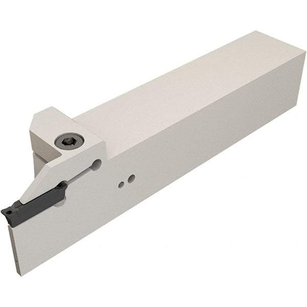 Iscar - External Thread, 0.78" Max Depth of Cut, 3mm Min Groove Width, 6" OAL, Right Hand Indexable Grooving Cutoff Toolholder - 1" Shank Height x 1" Shank Width, C#-ASH../DG../HSK A63WH-ASH.. Insert Style, DGT Toolholder Style, Series Do-Grip - USA Tool & Supply
