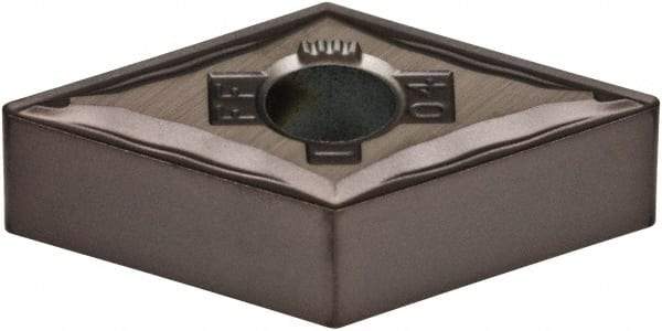 Kennametal - DNMG432 FF Grade KCU10 Carbide Turning Insert - AlTiN Finish, 55° Diamond, 1/2" Inscr Circle, 3/16" Thick, 1/32" Corner Radius - USA Tool & Supply