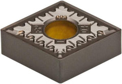 Kennametal - CNMG431 FP Grade KCP10 Carbide Turning Insert - TiN Finish, 80° Diamond, 1/2" Inscr Circle, 3/16" Thick, 1/64" Corner Radius - USA Tool & Supply