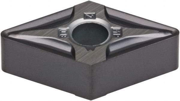 Kennametal - DNMG432 MP Grade KCU10 Carbide Turning Insert - AlTiN Finish, 55° Diamond, 1/2" Inscr Circle, 3/16" Thick, 1/32" Corner Radius - USA Tool & Supply