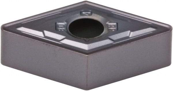 Kennametal - DNMG332 RP Grade KCU25 Carbide Turning Insert - AlTiN Finish, 55° Diamond, 3/8" Inscr Circle, 3/16" Thick, 1/32" Corner Radius - USA Tool & Supply