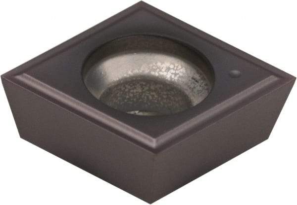 Kennametal - CPGM32.51 PG Grade KCU10 Carbide Turning Insert - AlTiN Finish, 80° Diamond, 3/8" Inscr Circle, 5/32" Thick, 1/64" Corner Radius - USA Tool & Supply
