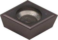 Kennametal - CPGM32.51 PG Grade KCU10 Carbide Turning Insert - AlTiN Finish, 80° Diamond, 3/8" Inscr Circle, 5/32" Thick, 1/64" Corner Radius - USA Tool & Supply