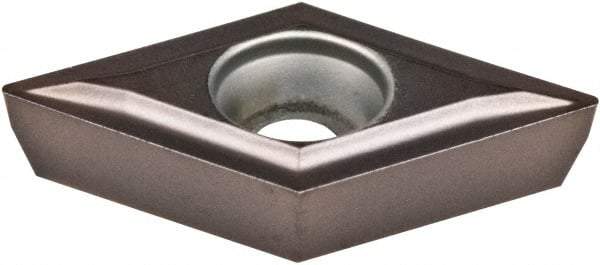 Kennametal - DPGT21.50.5 LF Grade KCU10 Carbide Turning Insert - AlTiN Finish, 55° Diamond, 1/4" Inscr Circle, 3/32" Thick, 0.008" Corner Radius - USA Tool & Supply