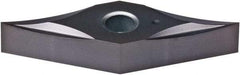 Kennametal - VNGP330.5 03 Grade KCU10 Carbide Turning Insert - AlTiN Finish, 35° Diamond, 3/8" Inscr Circle, 3/16" Thick, 0.008" Corner Radius - USA Tool & Supply