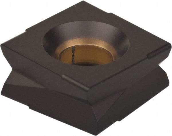 Kennametal - C8FIX432 RN Grade KCP40 Carbide Turning Insert - TiN Finish, 0.35" Inscr Circle, 0.2598 Thick, 1/32" Corner Radius - USA Tool & Supply