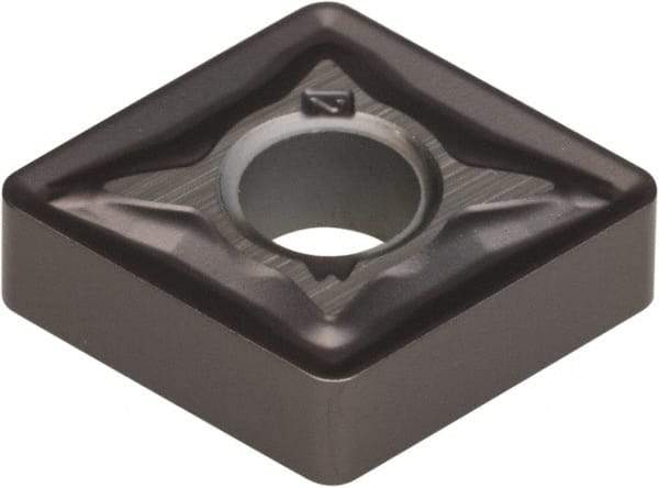 Kennametal - CNMG644 MP Grade KCU10 Carbide Turning Insert - AlTiN Finish, 80° Diamond, 3/4" Inscr Circle, 1/4" Thick, 1/16" Corner Radius - USA Tool & Supply