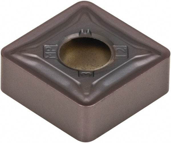 Kennametal - SNMG433 MP Grade KCU25 Carbide Turning Insert - AlTiN Finish, 90° Square, 1/2" Inscr Circle, 3/16" Thick, 3/64" Corner Radius - USA Tool & Supply