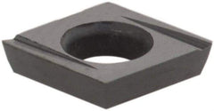 Kennametal - CDHH1.20.60.5 Grade KCU10 Carbide Turning Insert - AlTiN Finish, 80° Diamond, 5/32" Inscr Circle, 0.04 Thick, 0.007" Corner Radius - USA Tool & Supply