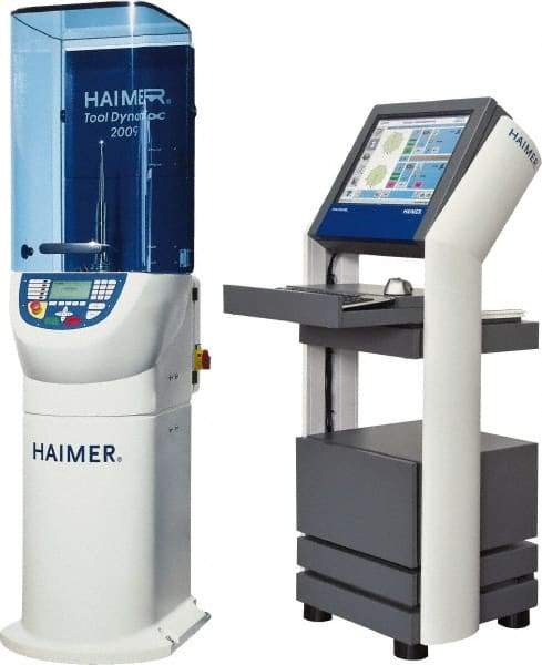 HAIMER - 43" Long x 32" Wide x 32" High, 32" Diam Capacity, 120V Power Source, Balancing Machine - 30" Height Measuring Capacity, HSK, SK, BT, CAT, BBT, Capto, KM - USA Tool & Supply