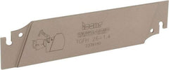 Iscar - 1.0236" Blade Height, 0.041" Blade Width, 4.331" OAL, Neutral Cut, Single End Indexable Cut-Off Blade - TGFH Blade, Tang-Grip Series - USA Tool & Supply