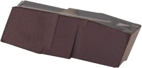 Iscar - 300020GIP Grade IC806, 3mm Cutting Width Carbide Grooving Insert - 13mm Max Depth of Cut, Neutral, 0.2mm Corner Radius, TiAlN Finish - USA Tool & Supply