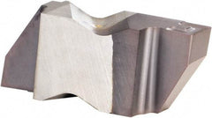Kennametal - 3M350NG K Grade KCU25, 3.5mm Cutting Width Carbide Grooving Insert - 3.81mm Max Depth of Cut, Right Hand, 0.32mm Corner Radius, AlTiN Finish - USA Tool & Supply