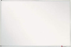 Quartet - 4' High x 8' Wide Porcelain on Steel Magnetic Marker Board - Anodized Aluminum, 3-1/8" Deep, Includes Mounting Kit - USA Tool & Supply