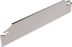 Seco - 0.984" Blade Height, 0.047" Blade Width, 5.91" OAL, Left Hand Cut, Double End Indexable Cut-Off Blade - 150.10A Blade, 150.10 Series - USA Tool & Supply