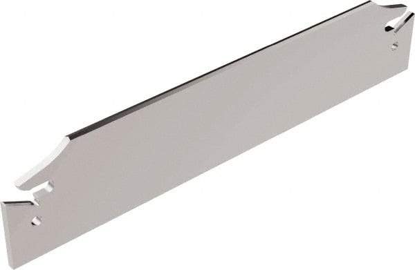 Seco - 0.984" Blade Height, 0.071" Blade Width, 5.91" OAL, Neutral Cut, Double End Indexable Cut-Off Blade - 150.10A Blade, 150.10 Series - USA Tool & Supply