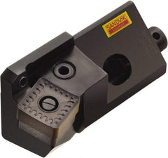 Sandvik Coromant - Series T-Max P, Left Hand, PSKNR/L..CA Toolholder Compatibility, SNMG 12 04 08, SNMG 432 Insert Compatibility, Indexable Turning Cartridge - Lever Holding Method, 58mm OAL - USA Tool & Supply