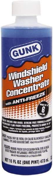 Gunk - Windshield Washer Fluid - 16 oz Bottle - USA Tool & Supply