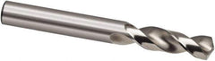 Guhring - 8.4mm 130° Spiral Flute High Speed Steel Screw Machine Drill Bit - Bright Finish, Right Hand Cut, 37mm Flute Length, 79mm OAL, Cone Relief Point, Straight Shank - USA Tool & Supply