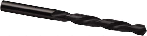 Guhring - 7/64" 118° High Speed Steel Jobber Drill - Bright Finish, Left Hand Cut, Spiral Flute, 61mm OAL, Cone Relief Point - USA Tool & Supply