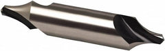 Combo Drill & Countersink: Metric, High Speed Steel Bright (Polished) Finish, Right Hand Cut, Series 283