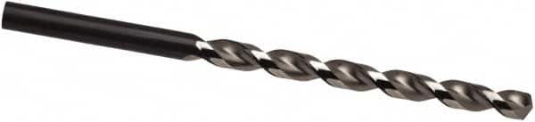 Taper Length Drill Bit: 0.2008″ Dia, 130 ° Bright/Uncoated, RH Cut, Parabolic Flute, Cylindrical Shank, Series 535