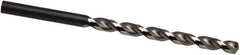Guhring - 29/64", 130° Point, Parabolic Flute, High Speed Steel Taper Length Drill Bit - Bright Finish, 128mm Flute Length, 195mm OAL, Series 535 - USA Tool & Supply