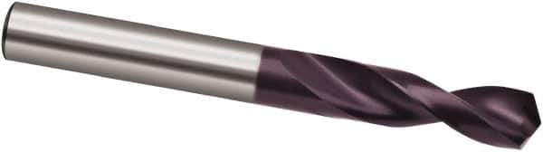 Guhring - 11.8mm 130° Parabolic Flute Powdered Metal Screw Machine Drill Bit - FIREX Finish, Right Hand Cut, 40mm Flute Length, 84mm OAL, Cone Relief Point, Straight Shank - USA Tool & Supply