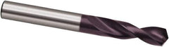 Guhring - 11.8mm 130° Parabolic Flute Powdered Metal Screw Machine Drill Bit - FIREX Finish, Right Hand Cut, 40mm Flute Length, 84mm OAL, Cone Relief Point, Straight Shank - USA Tool & Supply