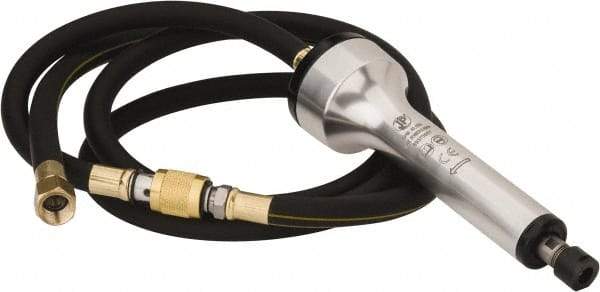 PRO-SOURCE - 1/4" Collet, Straight Handle, Air Straight Die Grinder - 40,000 RPM, Rear Exhaust, 1.71 CFM, 0.45 hp, 90 psi, 1/4 NPT Inlet - USA Tool & Supply