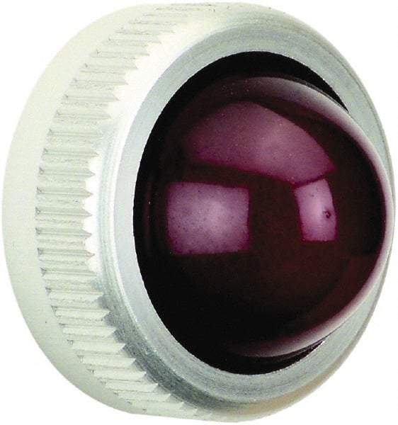 Schneider Electric - Round Pilot and Indicator Light Lens - Red - USA Tool & Supply