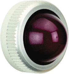 Schneider Electric - Round Pilot and Indicator Light Lens - Red - USA Tool & Supply