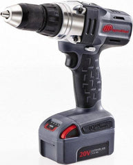 Ingersoll-Rand - 20 Volt 1/2" Chuck Pistol Grip Handle Cordless Drill - 0-1900 RPM, Lithium-Ion Batteries Not Included - USA Tool & Supply