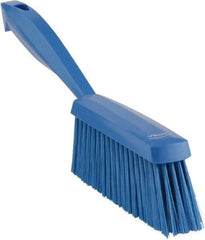 Vikan - 14" OAL, Polyester Staple Set Bench Brush - 2" Bristle Length, 6-3/8" Long Head, Blue - USA Tool & Supply