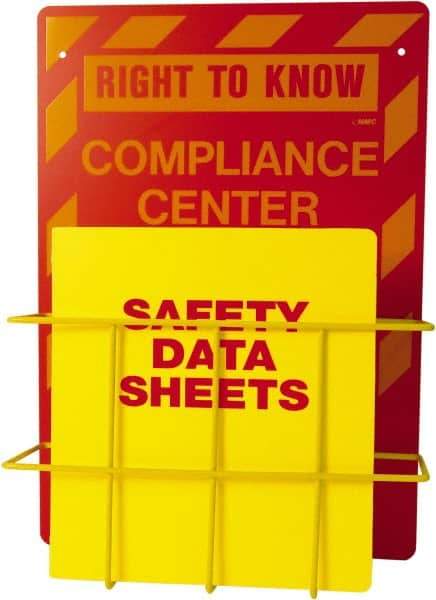 NMC - 14" Wide x 20" High, Compliance Center - English - USA Tool & Supply