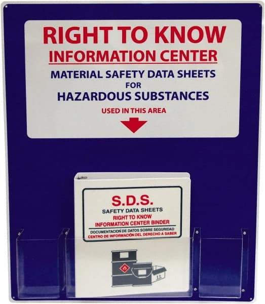 NMC - 24" Wide x 30" High, Compliance Center - English - USA Tool & Supply