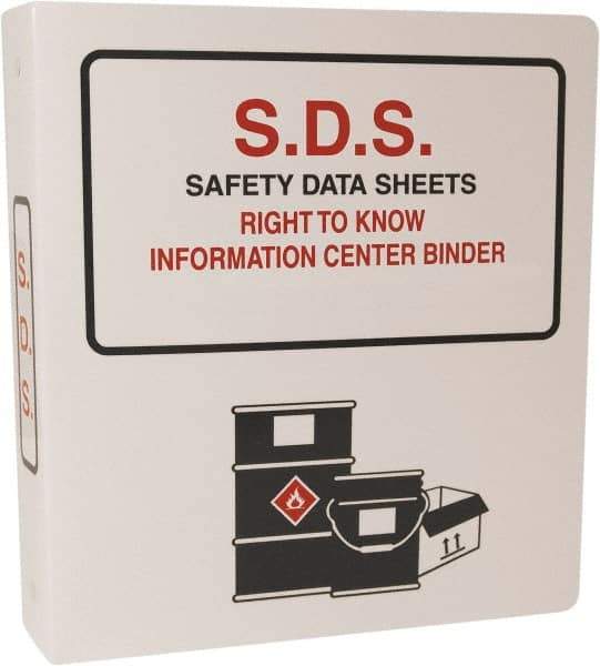 NMC - 11" Wide x 11-1/2" High, Ring Binder - 3 Rings, English - USA Tool & Supply