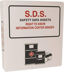 NMC - 11" Wide x 11-1/2" High, Ring Binder - 3 Rings, English - USA Tool & Supply