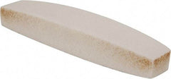 Grier Abrasives - 60 Grit Aluminum Oxide Boat (Shape) Polishing Stone - Medium Grade, 2-1/2" Wide x 9" Long x 1-1/2" Thick - USA Tool & Supply