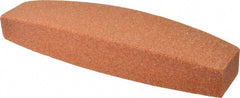 Grier Abrasives - 60 Grit Aluminum Oxide Boat (Shape) Polishing Stone - USA Tool & Supply